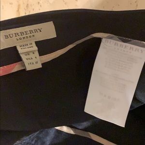 Blue Burberry Mini Skirt